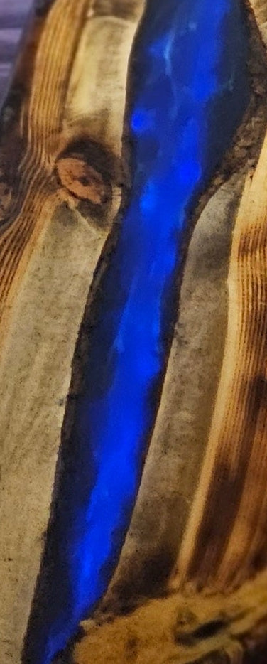 Custom River Table, Live Edge Dining /Island/ Counter, Wood Resin Furniture